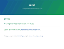 Tablet Screenshot of lotusrb.org